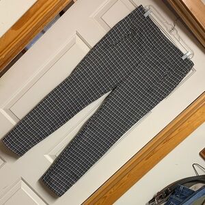 Soho Black and White Plaid Trousers